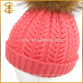 Wholesale China Kids CC Beanie Crochet Knit Fur Pom Pom Hat